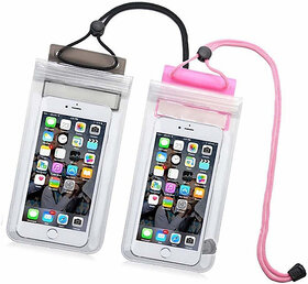 Pouch for Waterproof Protection of Smartphones, Rain Safety, Shot Video in Rain, Dust Protection(Purple, Waterproof, Silicon, Pack of: 1)