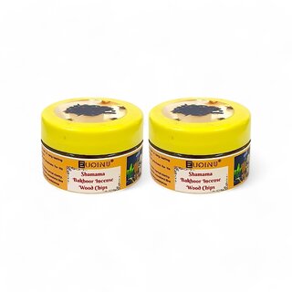 EUQINU Shamama Bakhoor Incense Wood Chips For Rich, Soothing Scent, Calm, Relaxing Atmosphere - (Pack Of 2) 25g