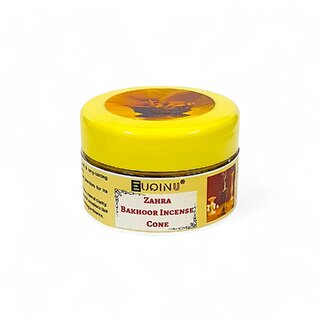 EUQINU Zahra Bakhoor Long Lasting Aroma Incense Cone - 25g