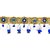Evil Eye  Design Toran for Main Door  38-Inch Blue  White Tassel Bandhanwar  Handmade Festive Door Hanging