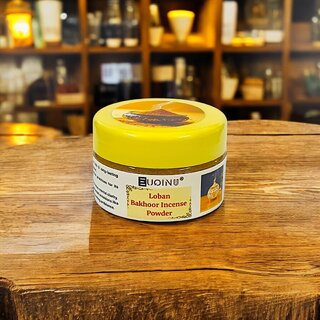 EUQINU Bakhoor Premium Loban Powder Long-Lasting Aroma for a Relaxing Atmosphere (25gm)