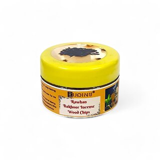 EUQINU Rawhan Bakhoor Long Lasting Aroma Incense Wood Chips - 25g