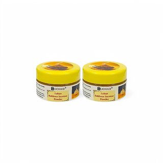 EUQINU Loban Bakhoor Incense Powder For Rich, Soothing Scent, Calm, Relaxing Atmosphere - (Pack Of 2) 25g