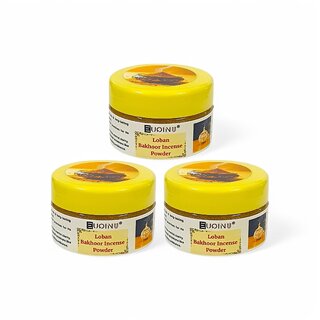 EUQINU Loban Bakhoor Incense Powder For Rich, Soothing Scent, Calm, Relaxing Atmosphere - (Pack Of 3) 25g