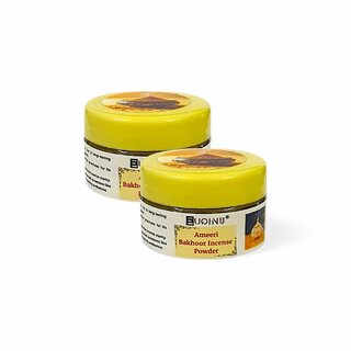 EUQINU Ameeri Bakhoor Long Lasting Aroma Incense Powder - 25g (Pack Of 2)