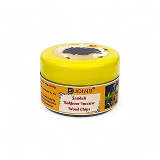 EUQINU Sandali Bakhoor Long Lasting Aroma Incense Wood Chips - 25g