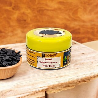 EUQINU Sandali Premium Incense Wood Chips Long-Lasting  Luxurious  - 25gm