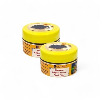 EUQINU Shamama Bakhoor Long Lasting Aroma Incense Wood Chips - 25g (Pack Of 2)