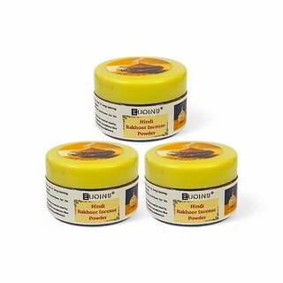 EUQINU Hindi Bakhoor Incense Powder For Rich, Soothing Scent, Calm, Relaxing Atmosphere - (Pack Of 3) 25g