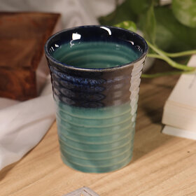 Blue Ceramic Glass  Pack of 1
