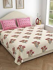 Print for Kids Cotton Double Bedsheet 90x100 inch with 2 Pillow Covers