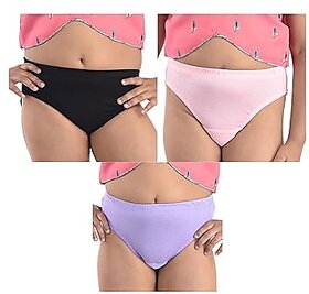 Ginash Girls Cotton Modal Bikini Pantie (Pack of 3)