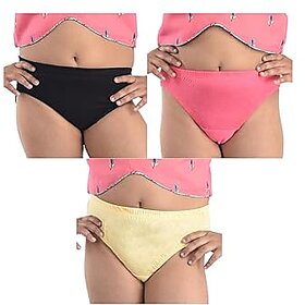 Ginash Girls Cotton Modal Bikini Pantie (Pack of 3)