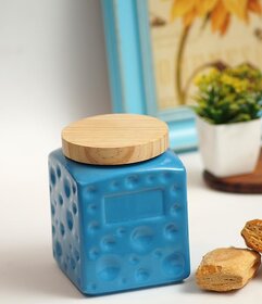 Ceramic Storage Jar with Lid, Kitchen Container Pack of 1