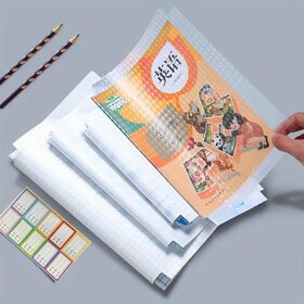 30 Pcs Transparent Self-Adhesive Book Covers  Waterproof Film, 3 Sizes