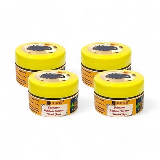 EUQINU Shamama Bakhoor Long Lasting Aroma Incense Wood Chips - 25g (Pack Of 4)