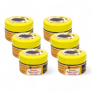 EUQINU Shamama Bakhoor Long Lasting Aroma Incense Wood Chips - 25g (Pack Of 6)