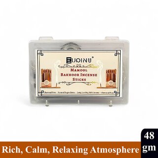 EUQINU Long Lasting Mamool Incense Relax  Refresh, Perfect for Home  Meditation Sticks - 48g