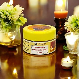EUQINU Bakhoor Premium Albakhoor Cone Long-Lasting Aroma for a Relaxing Atmosphere (25gm)