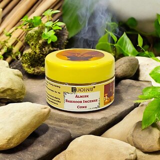 EUQINU Almisk Premium Incense Cone Long-Lasting  Luxurious  - 25gm