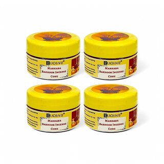 EUQINU Marhaba Bakhoor Incense Cone For Rich, Soothing Scent, Calm, Relaxing Atmosphere - (Pack Of 4) 25g