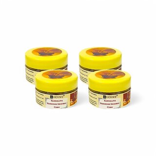 EUQINU Sandaliya Bakhoor Long Lasting Aroma Incense Cone - 25g (Pack Of 4)