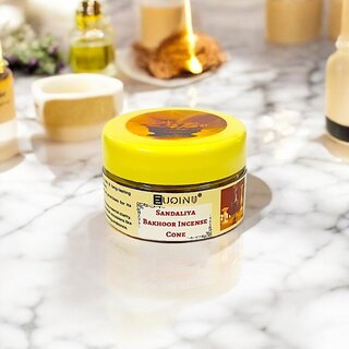 EUQINU Sandaliya Premium Incense Cone Long-Lasting  Luxurious  - 25gm