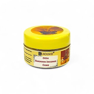 EUQINU Oudi Bakhoor Long Lasting Aroma Incense Cone - 25g