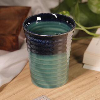 Blue Ceramic Glass  Pack of 1