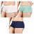 Ginash Cotton Elastane Women's Boyleg Pantie (Pack of 3)