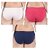 Ginash Cotton Elastane Women's Bikini Pantie (Pack of 3)