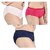Ginash Cotton Elastane Women's Hipster Pantie (Pack of 3)