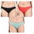 Ginash Cotton Elastane Women's Bikini Pantie (Pack of 3)