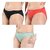 Ginash Cotton Elastane Women's Bikini Pantie (Pack of 3)
