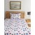 Ambra Linens 140 TC Cotton Single Cartoon Flat Bedsheet (Pack of 1, Red)