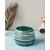 Handpainted Ceramic Outdoor Ghorga Planter Pack of 1, Green Flower Pot for Home/Kitchen/Balcony