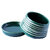 Handpainted Ceramic Outdoor Ghorga Planter Pack of 1, Green Flower Pot for Home/Kitchen/Balcony