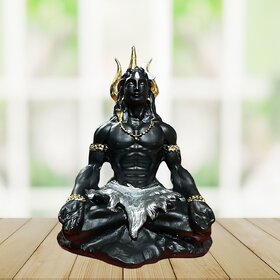 Tiny Shiny Adiyogi Shiv Idol Statue Murti For Car Deshboard Home Decor Pooja Room Office