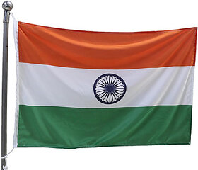 The Flag Shop Indian Outdoor Flag of Size 20in x 30In in 100 Polyester Knitted with Rope/Toggle Rectangle Outdoor Flag