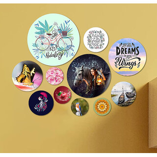 Tiny Shiny Motivational Art Wooden Wall Hanging for Living Room/Bedroom/Office Gift Decoration