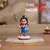 Tiny Shiny Baal Shiv JI Cute Littel Baal Shiv Idol Status Good Luck Murti for Home Temple Office Desk Car Dashboard