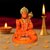 Tiny Shiny Hanuman Ji Murti Idol Blessing with Gada Sitting  for Temple Car Dashboard Home Decor Statue Gifts Home Pooja