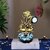 Tiny Shiny Traditional Trishul with Damru Decorative Showpiece Statue for Car Dashboard, Pooja, Home  Office Decor