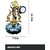 Tiny Shiny Traditional Trishul with Damru Decorative Showpiece Statue for Car Dashboard, Pooja, Home  Office Decor
