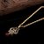 1 GRAM GOLD PLATED OM TRISHUL PENDENT WITH CHAIN