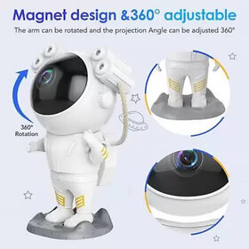 Astronaut Galaxy Projector Night Lamp | 23cm, Multicolor, 360 Adjustable Star Night Light