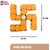 Tiny Shiny Handmade Swastik Rangoli Art Designs With T-Light With Pom Pom MDF Base Home Temple Decorations For Door Entr