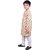 Kid Kupboard Cotton Boys Kurta and Pyjama Set, Yellow/White, Full-Sleeves, 7-8 Years KIDS7612