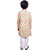 Kid Kupboard Cotton Boys Kurta and Pyjama Set, Yellow/White, Full-Sleeves, 7-8 Years KIDS7612