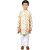 Kid Kupboard Cotton Boys Kurta and Pyjama Set, Yellow/White, Full-Sleeves, 8-9 Years KIDS7613